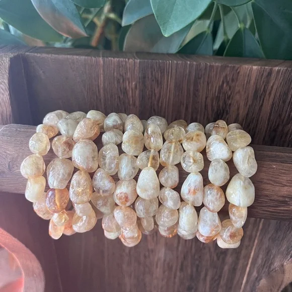 Citrine tumble bracelet (one) - Picture 3 of 6